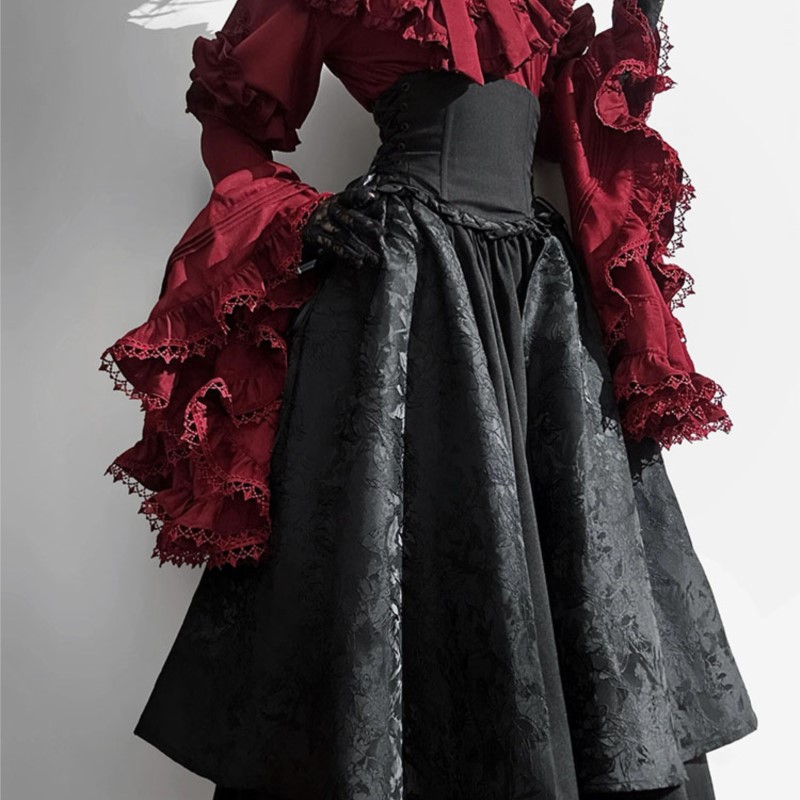Halloween dress black and red  - Women'S Red Formal Wear recension och pris