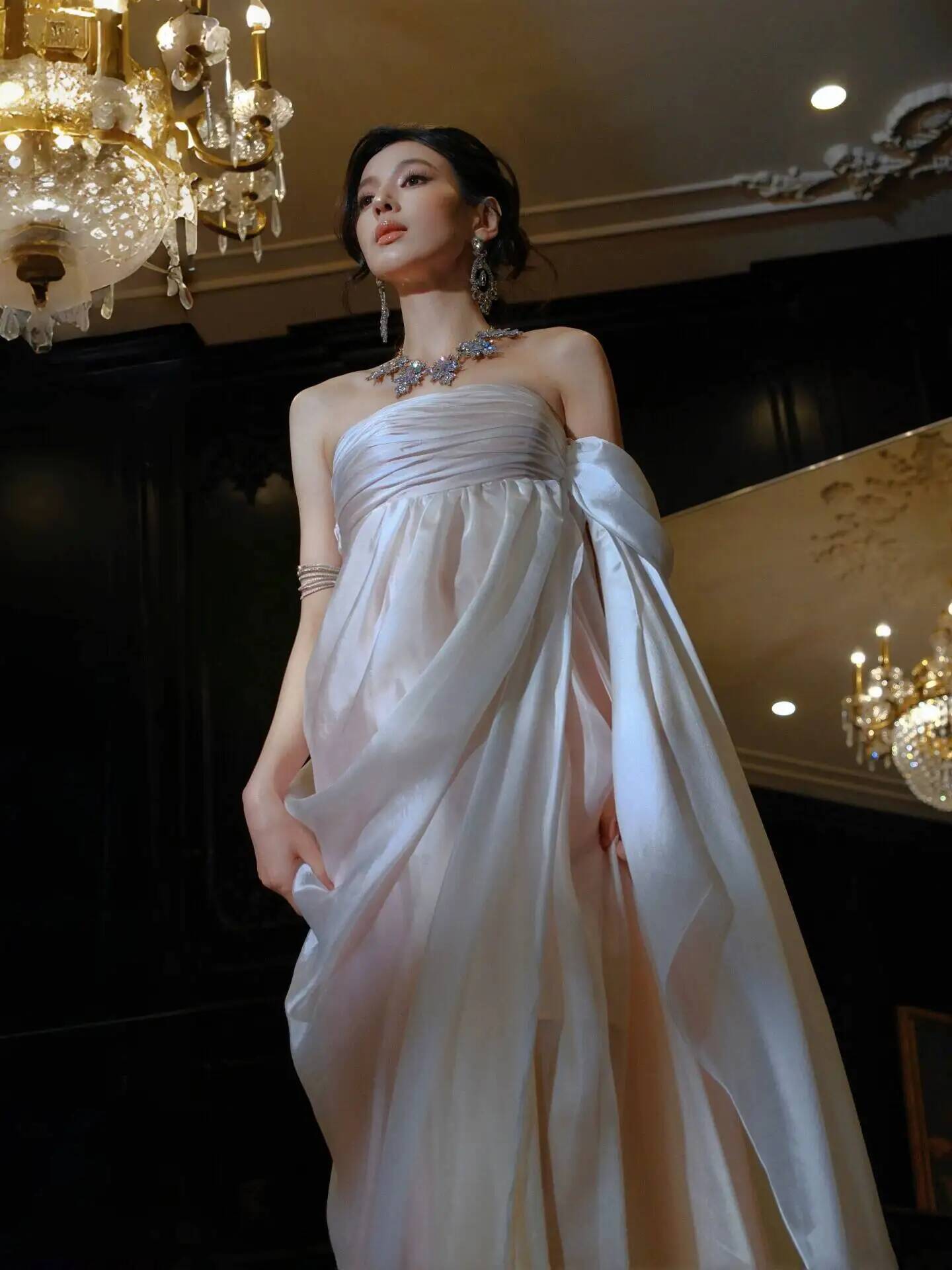 Strapless Flowy Chiffon Evenin - Evening Gown recension och pris