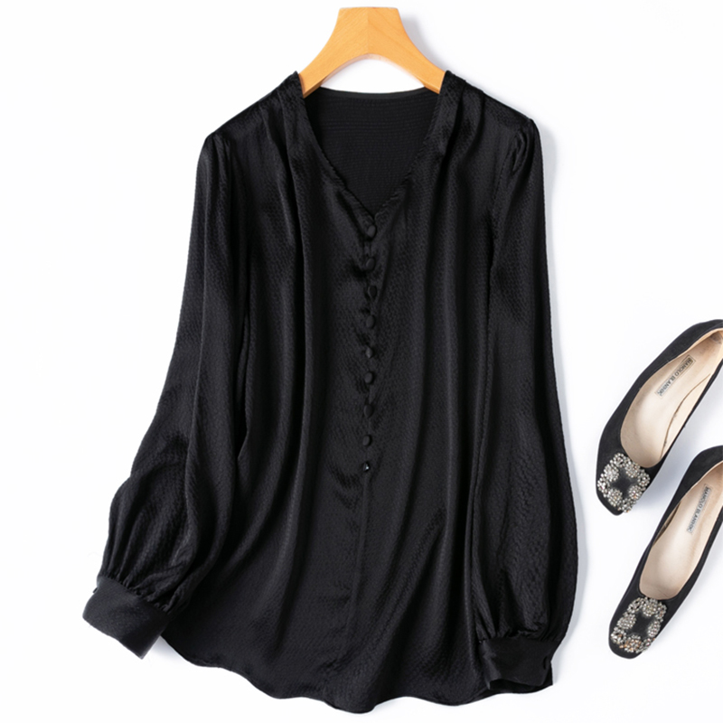 Women Silk Blouse 93% Mulberry - Silk Blouse recension och pris