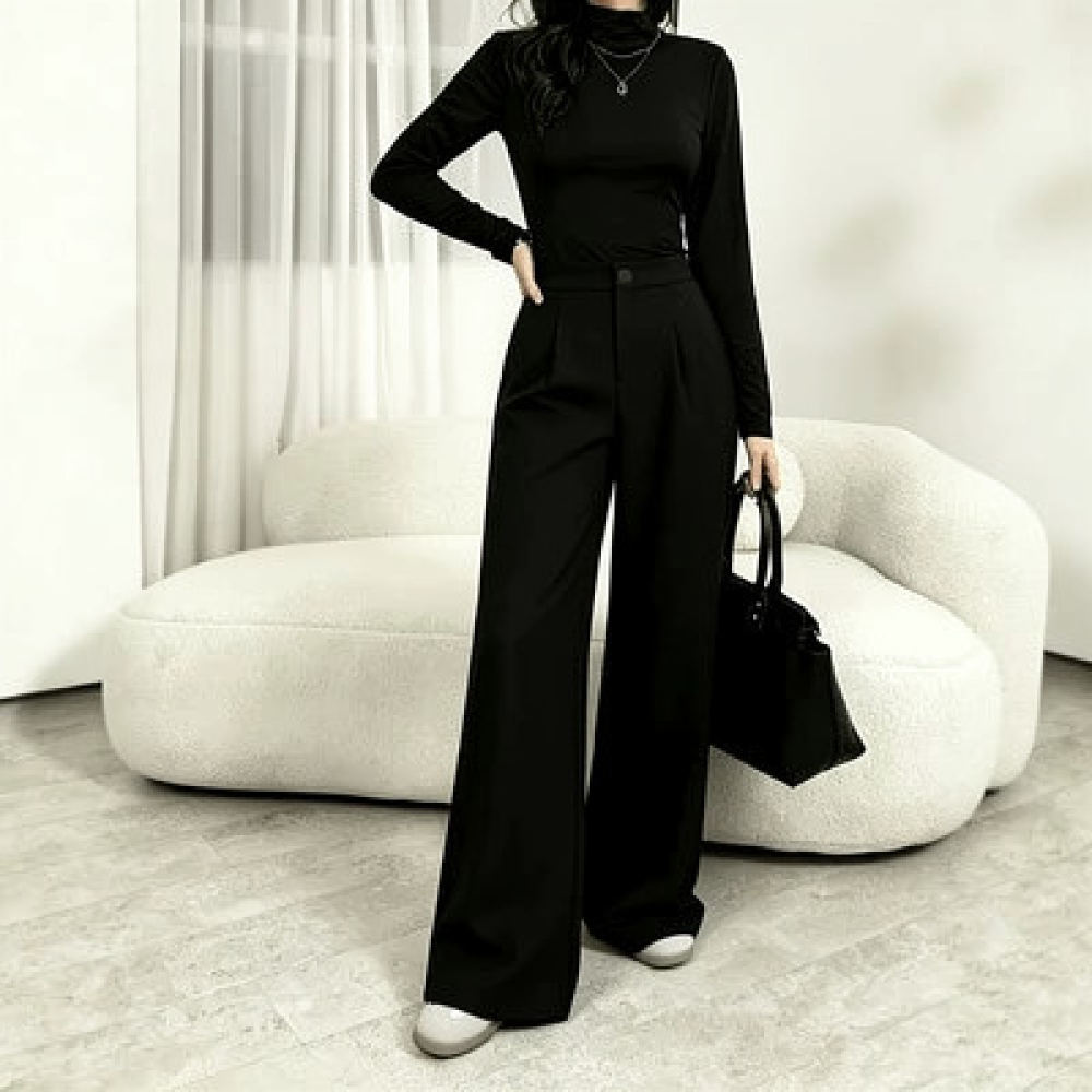 Women Wide Leg Suit Pants High - Tailored Trouser Wide recension och pris