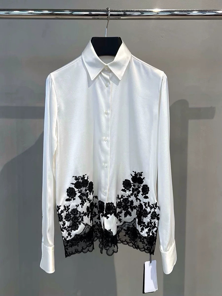 High Quality Silk Satin Women' - Silk Blouse recension och pris