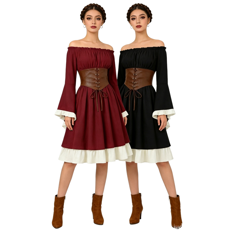 Medieval Renaissance Midi Dres - Midi Dress recension och pris